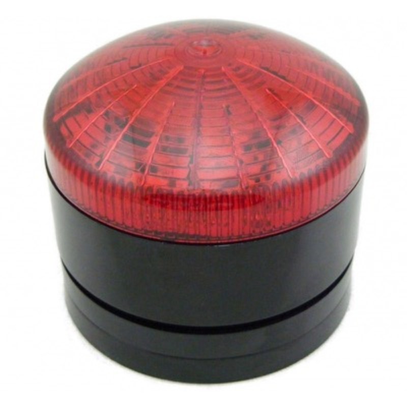 STX Xenon Beacon Black Base Red Lens 115240V AC IP65 Flashing